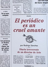 El Periodico es un Cruel Amante portada