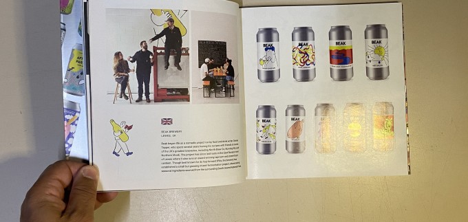 Craft Beer sticker Book interior 1